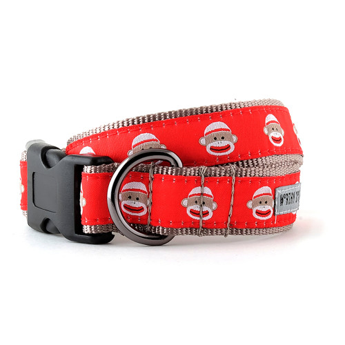 Sock Monkeys Dog Collar