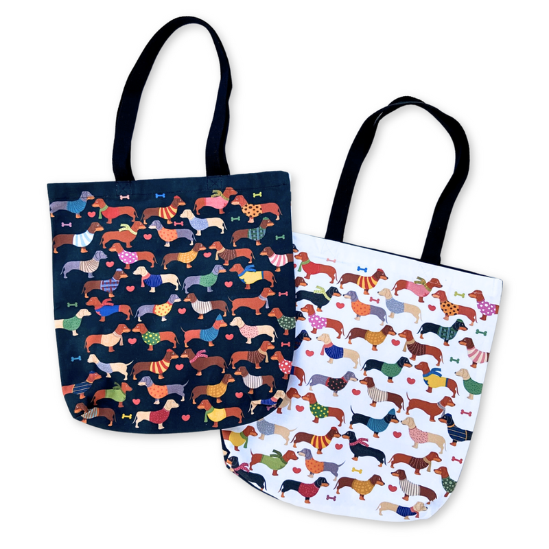 Dachshund Nation Reversible Tote Bag