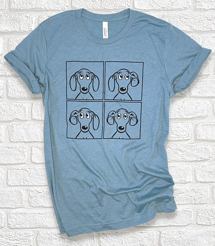 Dunst ♥ UNISEX DRAWING PUPPY T-SHIRT /追跡付 Designer fashion, Seoul-fully created | W Concept