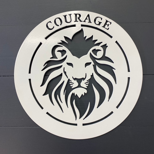 Courage Like a Lion - Sign