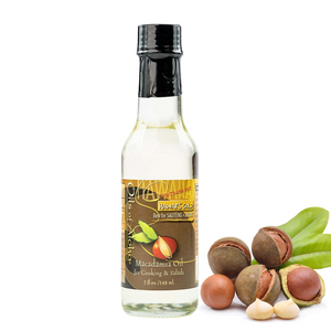 bottle Macadamia Nut Culinary oil by Oils of Aloha bottle Macadamia Nut Culinary oil by Oils of Aloha