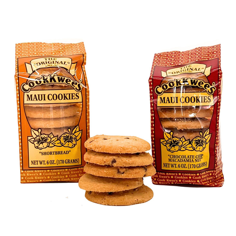 macadamia nut chocolate chip and shortbread cookies by cookkwees maui cookies