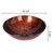Round Glass Vessel Sink 420mm Diam Pattern1