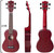 JMFinger Concert Ukulele Beginner 23 Inch, Maghongy Ukelele Starter Kit for Kids with Padded Bag, Strap, Tuner, Picks,AQULA Strings