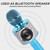 JMFinger Karaoke Microphone for Kids and Adults, Wireless Portable Handheld Bluetooth Microphone with LED Lights - Best Gifts