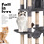 GIVENUSMYF Cat Tree Cat Tower 69" Indoor Multistory Cat Tree, Cat Condo with Hammock and sisal Covered Scratch Post, Cat Climbing Frame and Toys for Play Breaks for Larger Cats