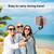 Wireless Selfie Stick Extendable Phone Camera Stick Tripod w/ Detachable Rechargeable Remote Shutter