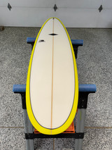 6'5" New "Crazy Pill" Yellow Rails Midlength Funboard Egg Surfboard 6'5" New "Crazy Pill" Yellow Rails Midlength Funboard Egg Surfboard