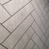 Chevron Tile Concrete Premium Wet Wall Panel - 1 Metre