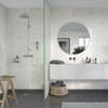 Fibo Scandinavian White Marble Tile Wall Panel