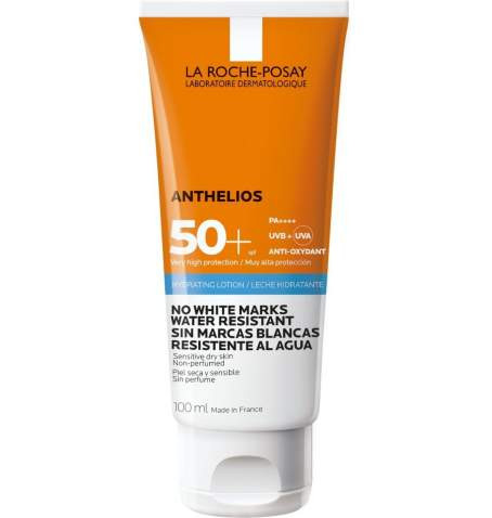 Anthelios leche hidratante formato viaje SPF50+ protector solar cuerpo piel sensible