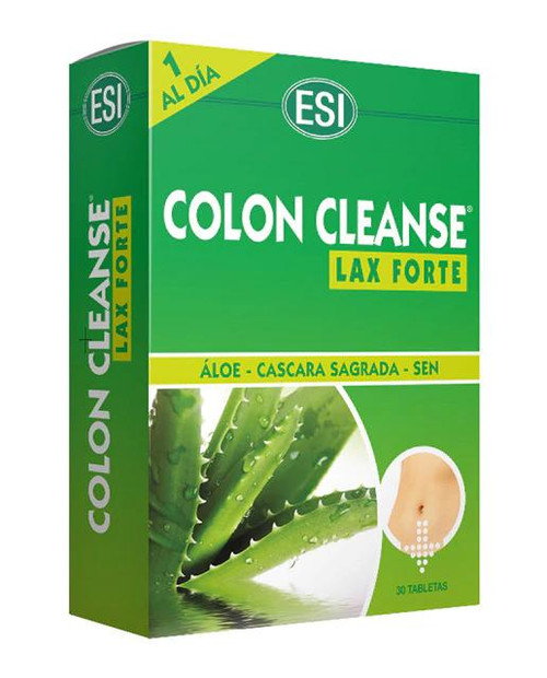 Tabletas para alteraciones intestinales colon cleanse lax forte esi