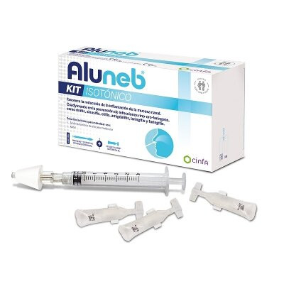 Aluneb isotónico kit 15 viales 4 mL + 1 disp