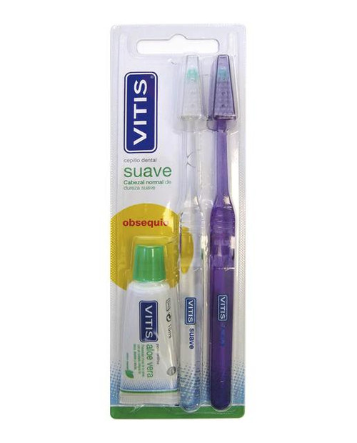 Pack cepillo dental suave vitis