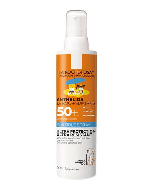 La roche-posay protector solar niños anthelios dermo-pediatrics spray SPF50+ 200 mL