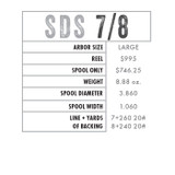 SDS 7/8  - SDS 7/8 Platinum/Bonefish/Plat