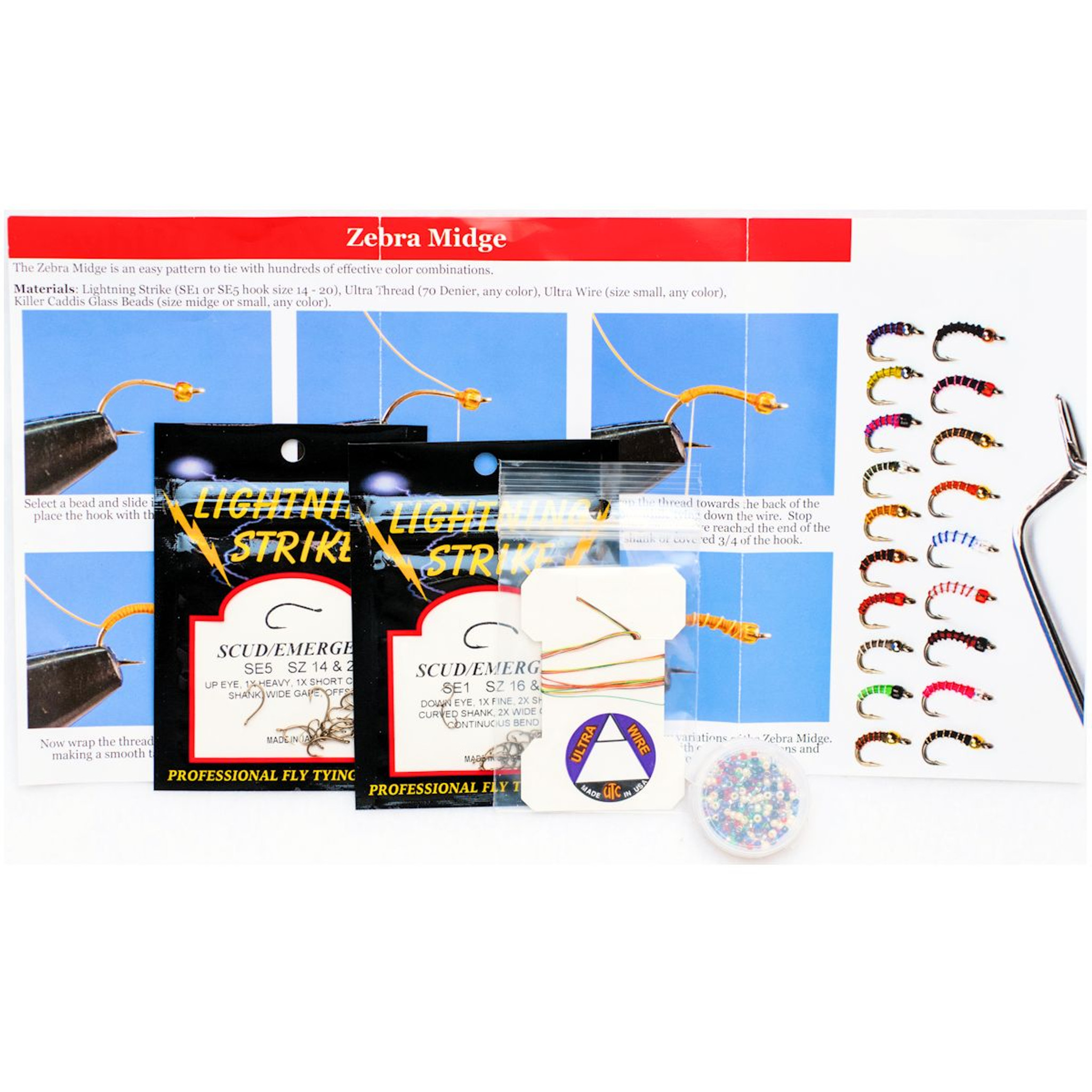 Wapsi Zebra Midge Kit