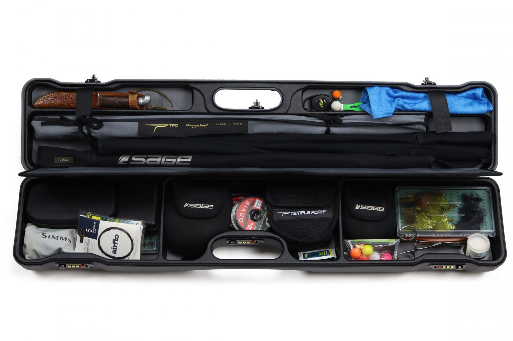 Norfork Classic QR Expedition Fly Fishing Rod and Reel Travel Case - 9' 6 Rod