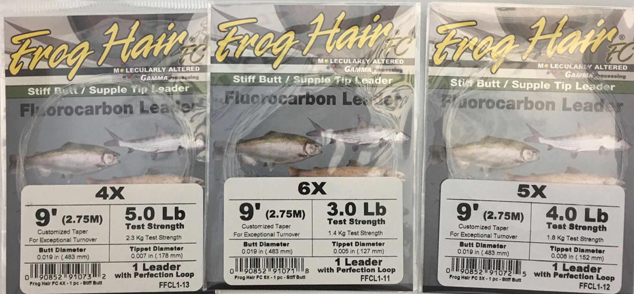 Frog Hair Fluorocarbon Leaders