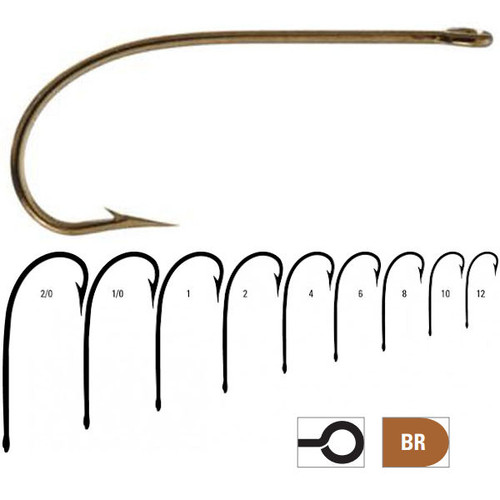 Mustad 3366 Classic Ringed Sproat Hooks 6