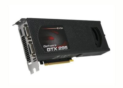 EVGA GeForce GTX 295 1729MB GDDR3 Video Card for SLI Compatible Systems