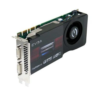 EVGA GeForce GTS 250 1GB GDDR3 Graphics Card for PCI Express 2.0 x16, HDCP Ready, SLI Supported - SKU: 01G-P3-1155-B2