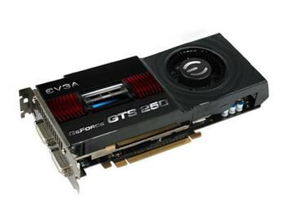 EVGA GeForce GTS 250 SuperClocked 1GB GDDR3 Graphics Card for PCI Express 2.0 - SKU 01G-P3-1156-L1
