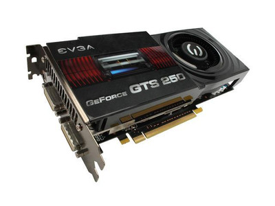 EVGA GeForce GTS 250 1GB DDR3 Graphics Card Dual DVI/HDTV/S-Video Out SLI Compatible