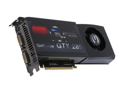 EVGA GeForce GTX 285 1GB DDR3 Video Graphics Card Dual DVI HDTV-Out SLI Compatible