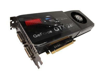 EVGA GeForce GTX 285 SuperClocked 1GB GDDR3 PCI Express Graphics Card - SLI Supported - SKU: 01G-P3-1181-A1