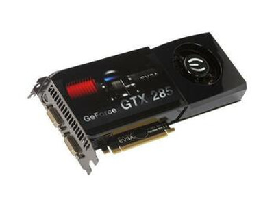 EVGA GeForce GTX 285 FTW Edition 1GB DDR3 PCI-E Video Card - SLI Supported - Backplate - Gaming Graphics Card