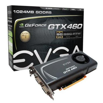 EVGA GeForce GTX 460 SuperClocked EE 1GB GDDR5 Graphics Card for PCI Express 2.0 x16 - External Exhaust Design
