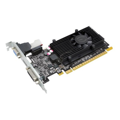 EVGA GeForce GT 520 1GB DDR3 low profile video card compatible with PCI Express 2 x16 slots
