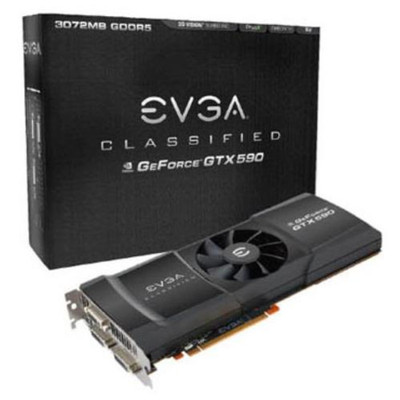 EVGA GeForce GTX 500 1GB DDR5 256-Bit PCI Express 2.0 HDMI/ DVI Video Graphics Card compatible with gaming PCs