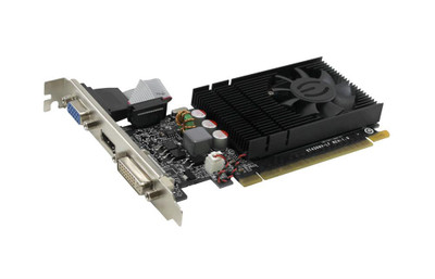 EVGA GeForce GT 730 1GB DDR3 Low Profile Video Card for PCI Express 2, compatible with DVI/HDMI, SKU: 01G-P3-2730-KR