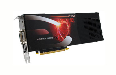 EVGA GeForce 9800 GX2 KO 1GB GDDR3 PCI-E Video Card for SLI, HDCP Ready - SKU 01G-P3-N895-B1