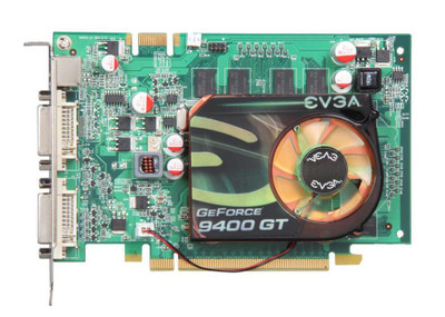 EVGA GeForce 9400 GT 1GB GDDR2 128-bit HDCP SLI GPU for PCI Express 2 x16 slots