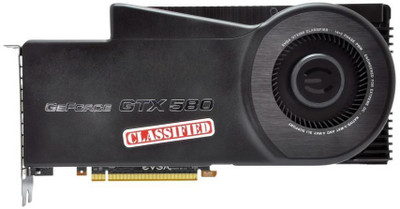 EVGA GeForce GTX 580 Classified 3GB GDDR5 Graphics Card for Gaming - Dual DVI, SLI Compatible