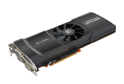 EVGA Nvidia GeForce GTX 590 3GB GDDR5 Graphics Card for SLI Support with 3x DVI and Mini DisplayPort - 03G-P3-1596-BR