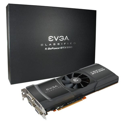 03G-P3-1598-EK - EVGA GTX 590 Classified Limited Edition 3GB GDDR5 768-Bit PCI Express 2 x16 3x DVI/ DisplayPort/ HDCP