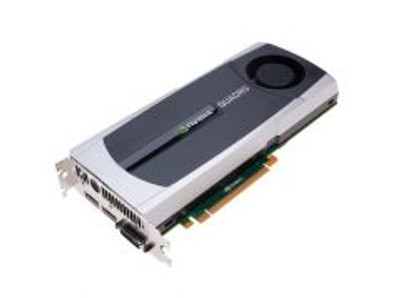 Dell Quadro 5000 2.5GB GDDR5 Dual Link DVI Graphics Card for PCI Express, compatible with ProLiant DL360p Gen8 servers