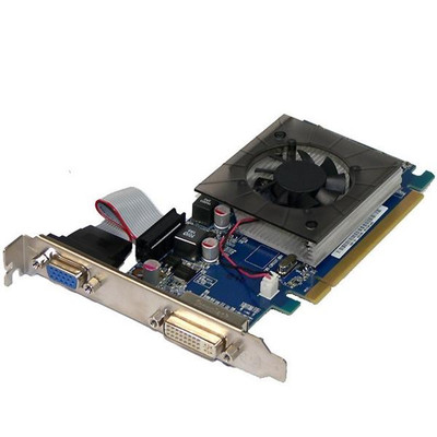 ATI Sapphire Radeon HD4550 512MB GDDR3 Graphics Card for PCI Express 2.0 x16 with DVI, D-Sub, HDTV, and VGA ports