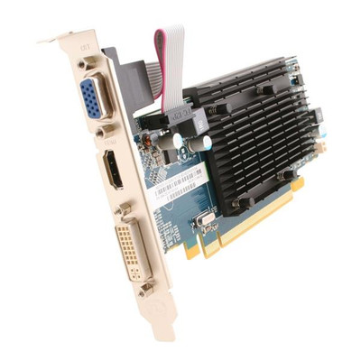 Sapphire Radeon HD 5450 1GB DDR3 Graphics Card for PCI Express - HDMI/DVI - 100292DDR3L - Compatible with PC gaming.