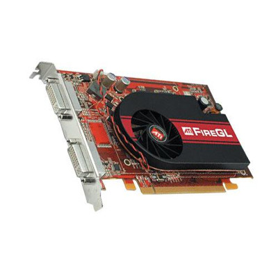 ATI FireGL V3350 256MB GDDR2 graphics card for PCI Express x16 with dual DVI. Compatible with professional workstations.