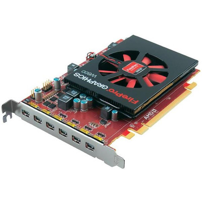 ATI FirePro W600 2GB GDDR5 Graphics Card for Workstations, 6x Mini DisplayPort, PCI Express 3.0 x16.