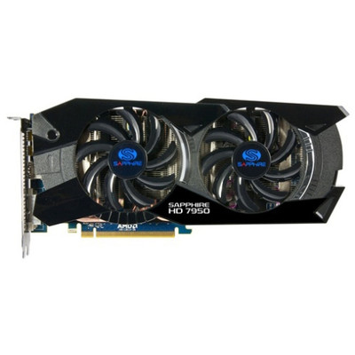 11196-10-40G - Sapphire Radeon HD 7950 Graphic Card 950 MHz Core 3GB GDDR5 PCI Express 3 x16 Dual Slot Space