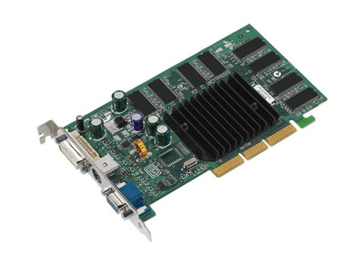 EVGA e-GeForce FX 5200 128MB DDR AGP Graphics Card for D-Sub/VGA/S-Video/DVI - Compatible with AGP 4X/8X slots