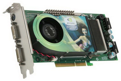 EVGA e-GeForce 6800 GT 256MB AGP Video Card DVI/ D-Sub/ S-Video Out - SKU: 256-A8-N344-K4 - Graphics Card for Gaming