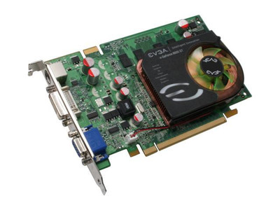 EVGA GeForce 8600 GT 512MB GDDR3 PCI Express x16 Dual DVI/ HDTV/ S-Video Out Graphics Card for SLI Support