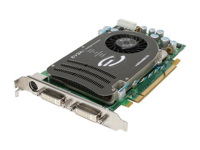 EVGA GeForce 8600 GTS 512MB GDDR3 PCI-E x16 Dual DVI/HDTV/S-Video Graphics Card compatible with SLI, SKU: 512-P2-N773-B1